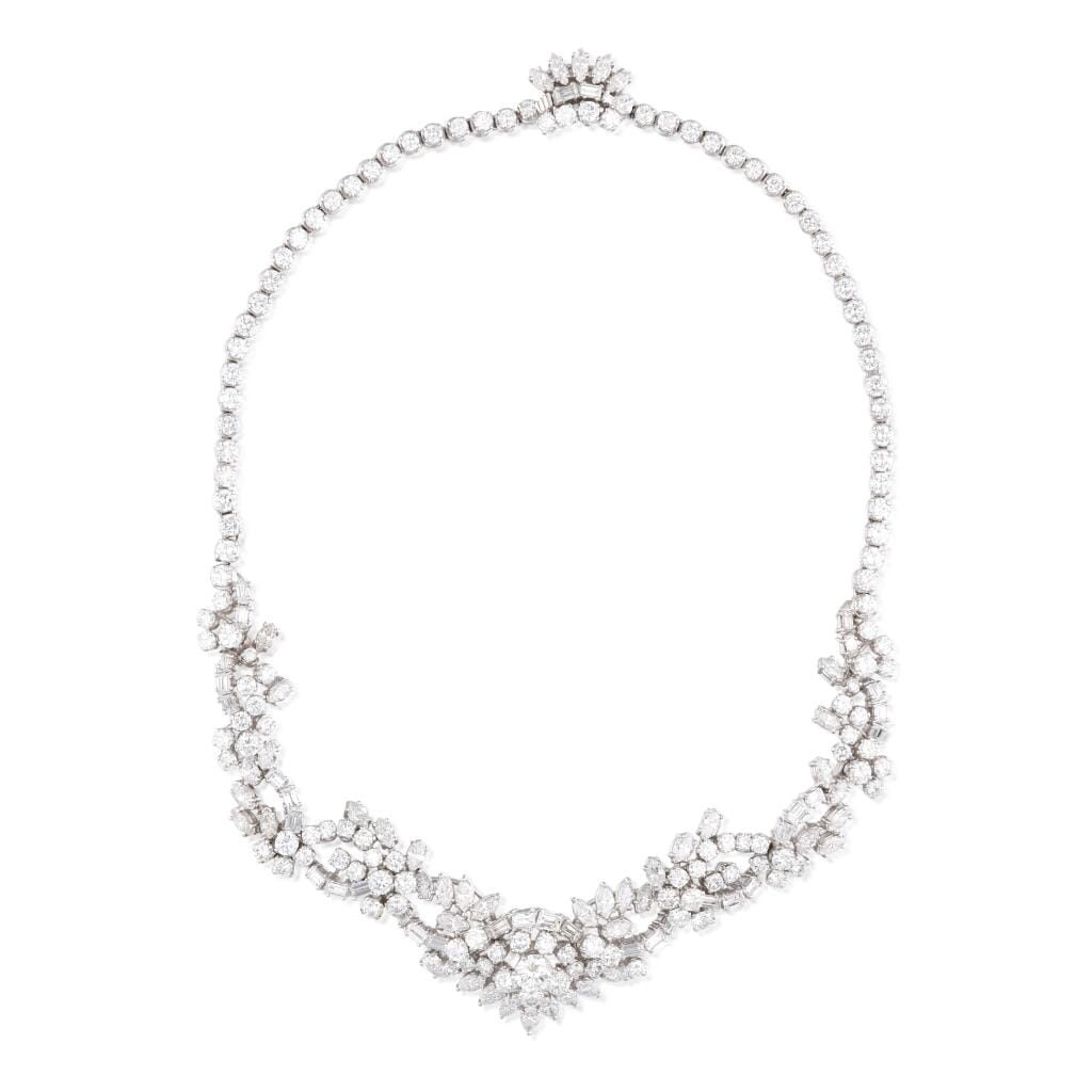 White Gold and Diamond Necklace