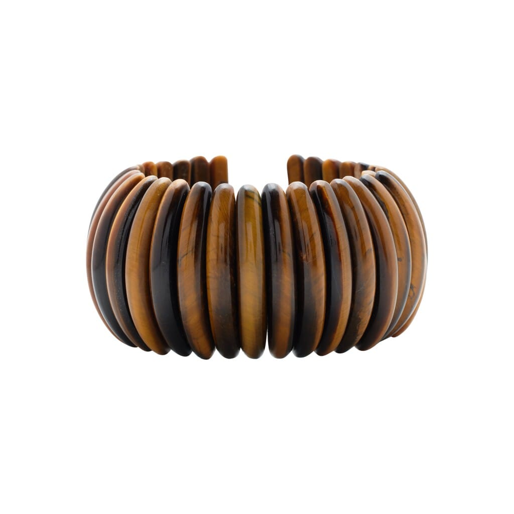 Gold and Tiger's Eye Quartz Bracelet