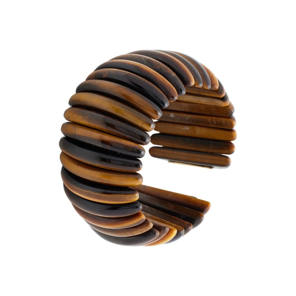 Gold and Tiger's Eye Quartz Bracelet