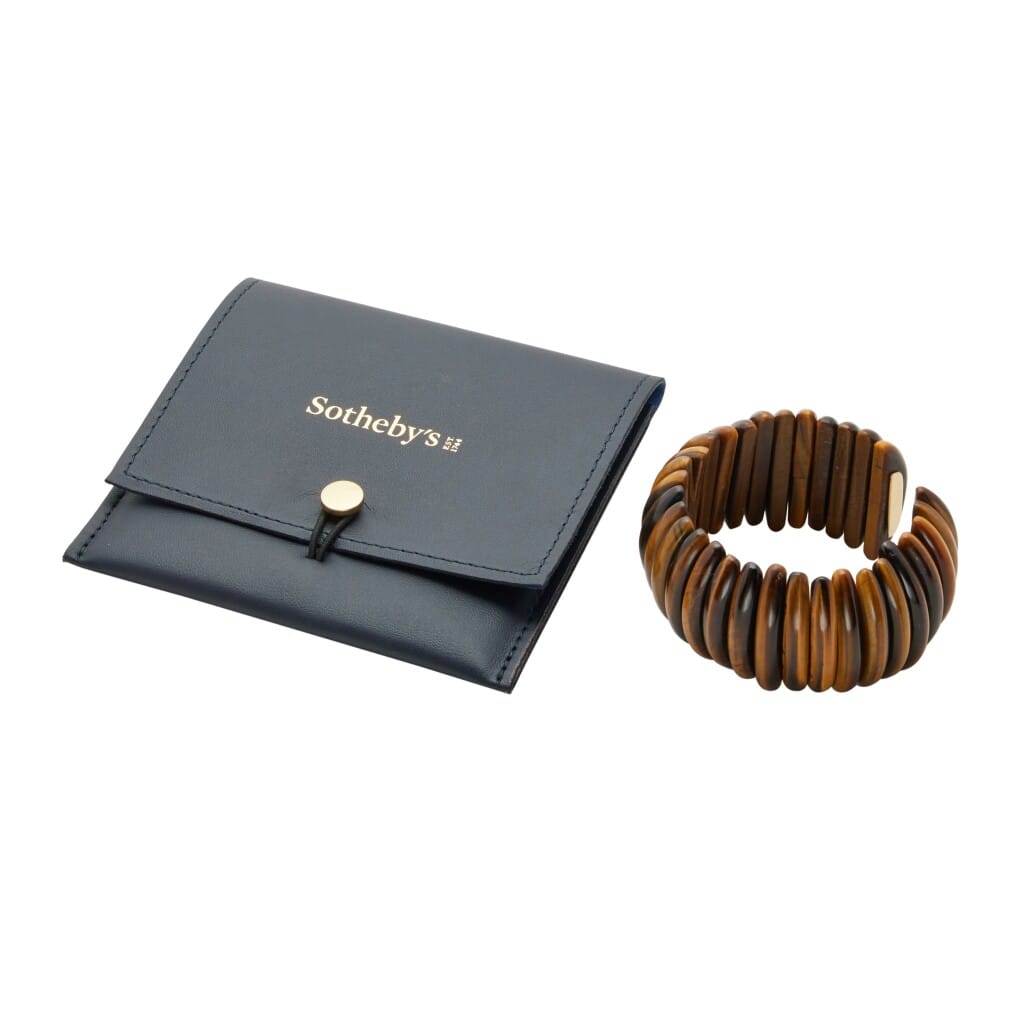 Gold and Tiger's Eye Quartz Bracelet