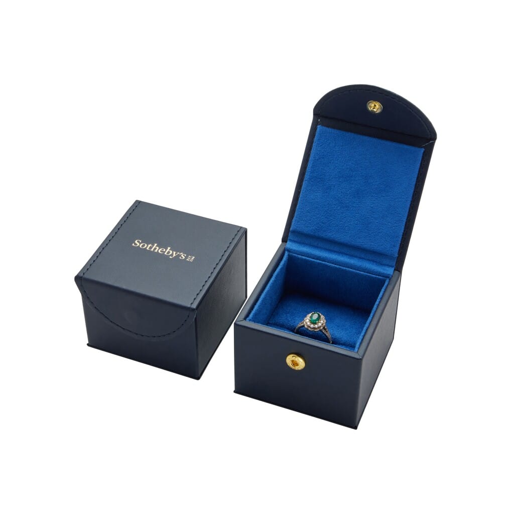 Gold, 0.85ct Emerald and Diamond Ring