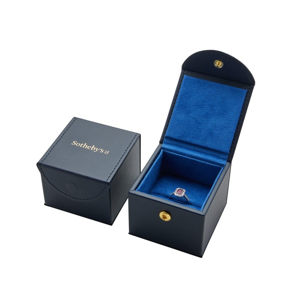 Platinum, 0.75ct Ruby and Diamond Ring