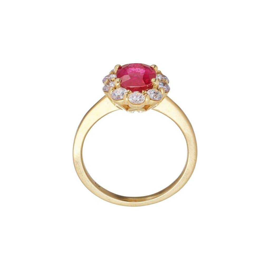 Gold, 1.00ct Ruby and Diamond Ring