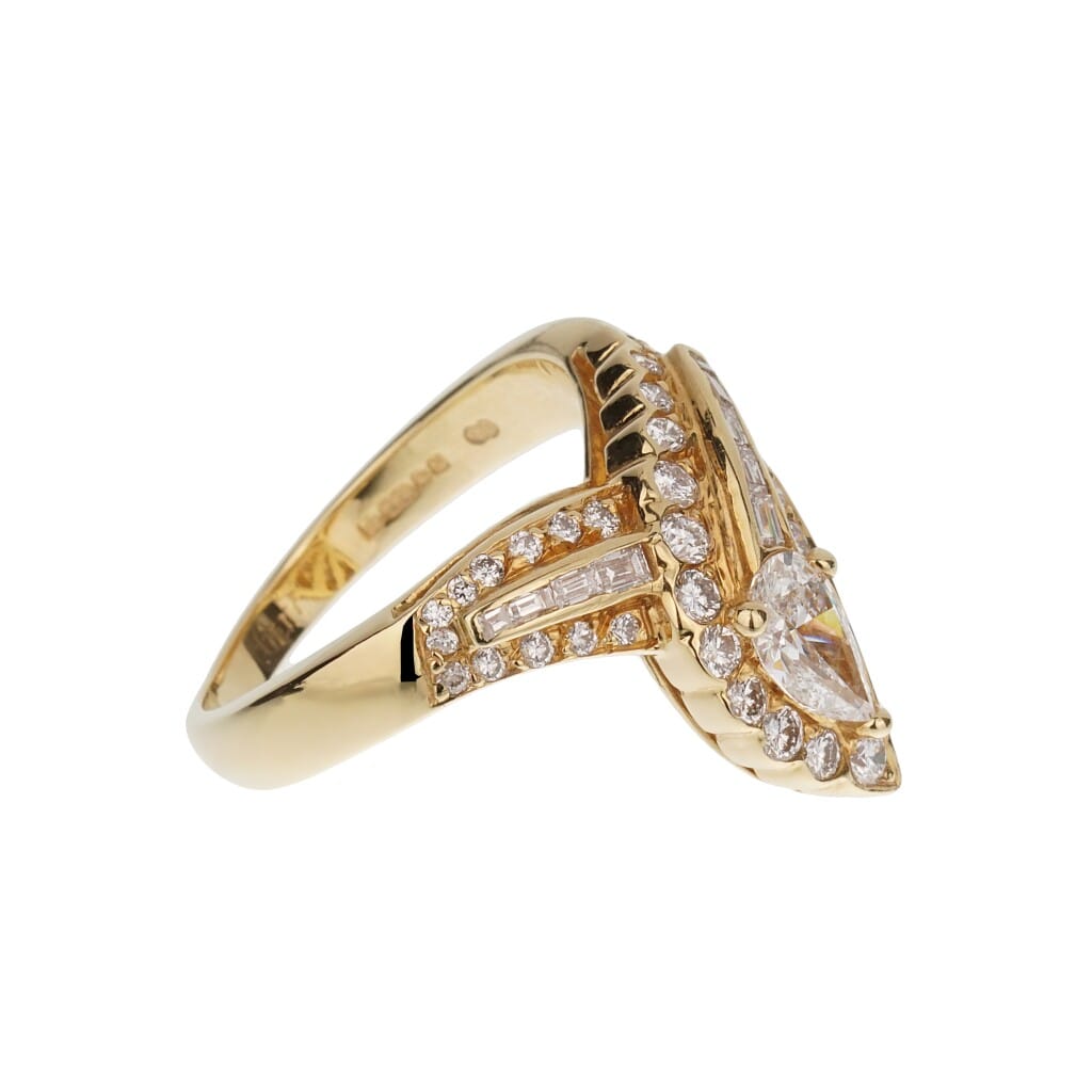 Vintage Gold and Diamond Ring