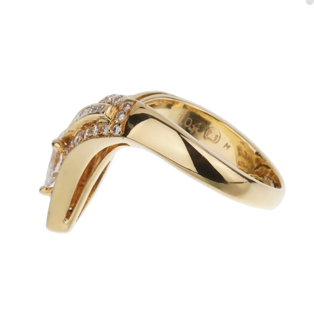 Vintage Gold and Diamond Ring