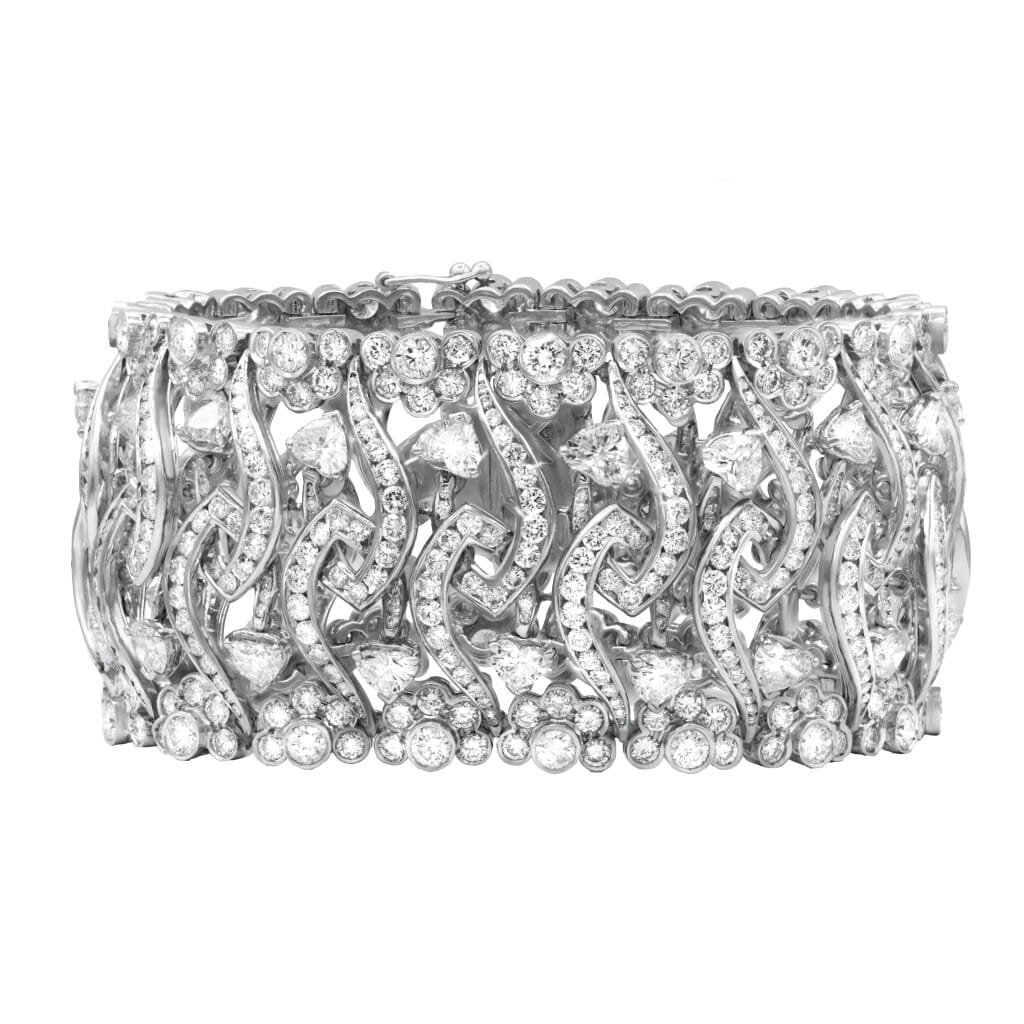 White Gold and 32.50ctw Diamond Bracelet