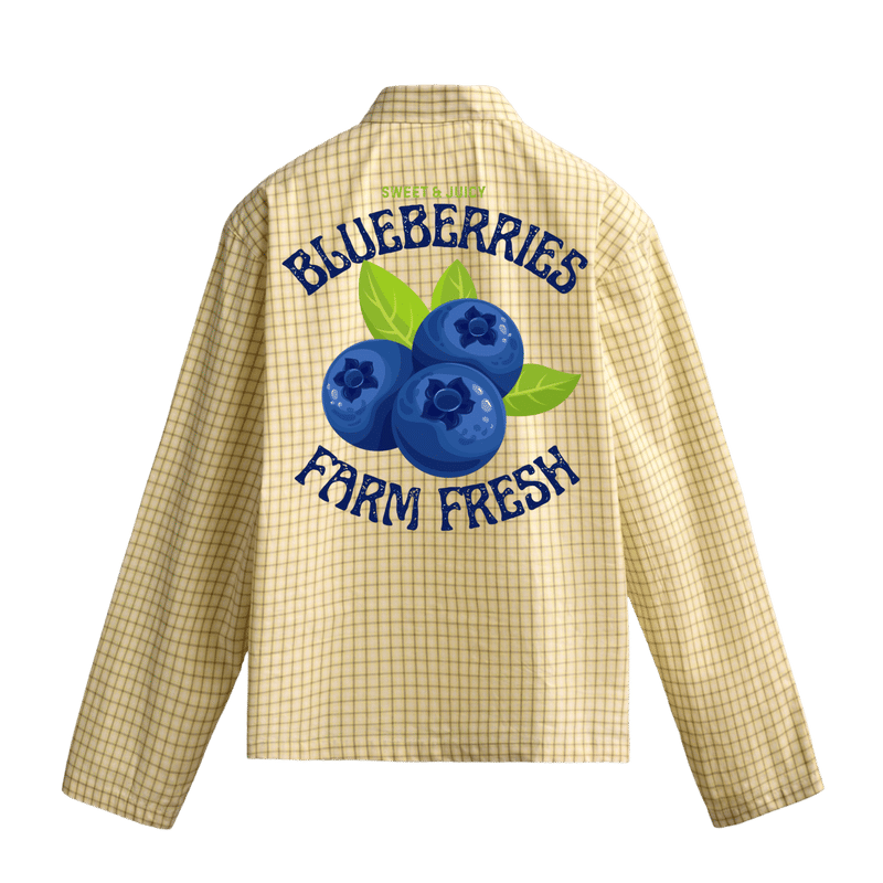 City Off Domes Blue Orchard Shirt Yellow