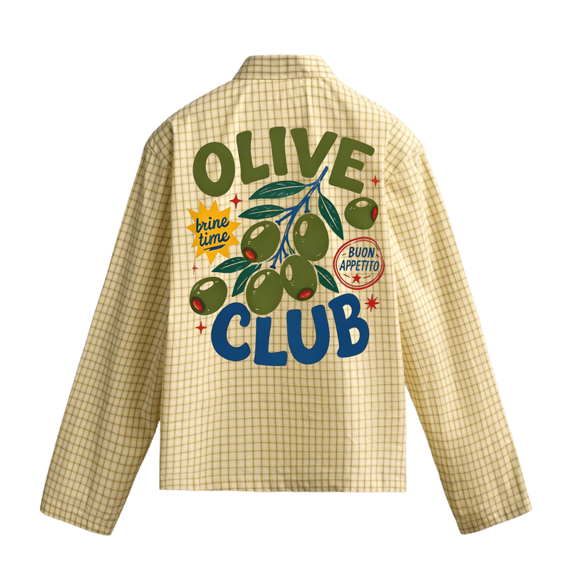City Off Domes Mediterranean Olive Yellow Shirt