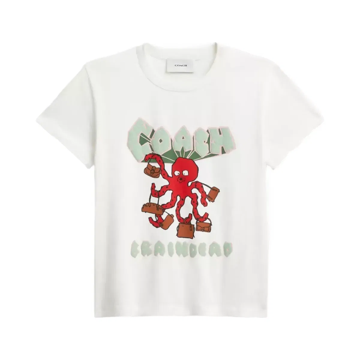 Coach x Brain Dead Octopus 90's T-Shirt in White