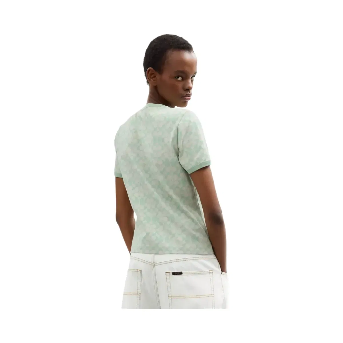 Coach x Brain Dead Signature Ringer T-Shirt in Mint