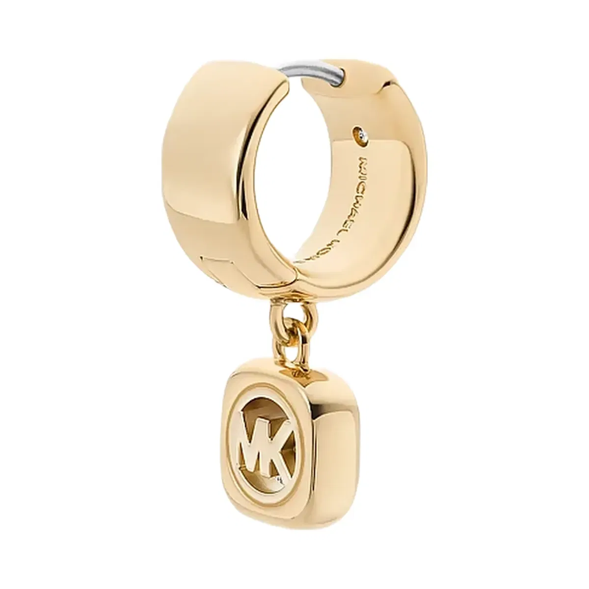 Michael Kors Cubic Zirconia Huggie Earrings Gold