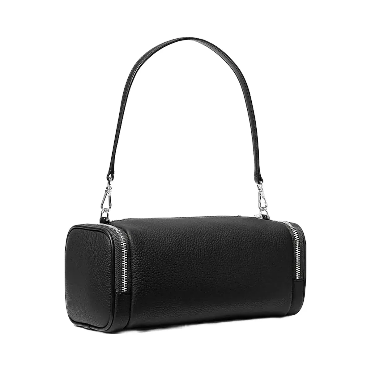 Michael Kors Jet Set Travel Small Pebbled Leather Convertible Crossbody Bag Black