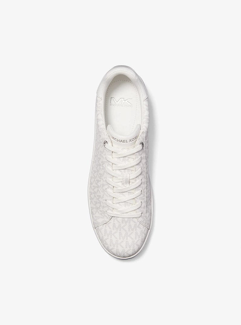 Michael Kors Jacob Signature Logo Sneaker Bright Wht