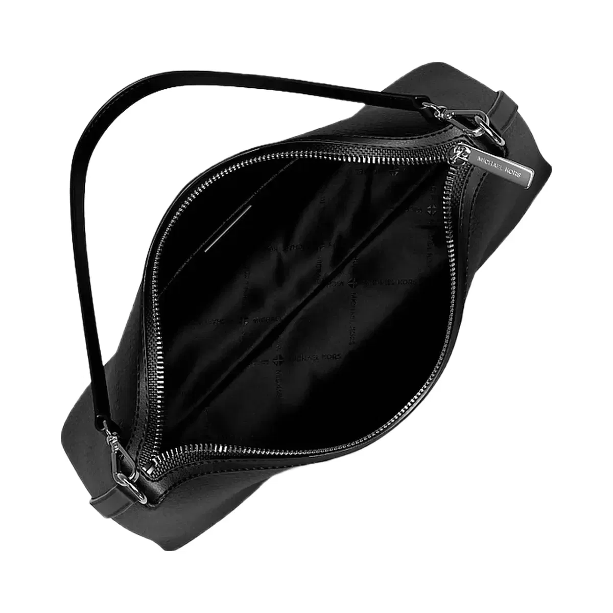 Michael Kors Sammy Medium Pebbled Leather Convertible Shoulder Bag Black