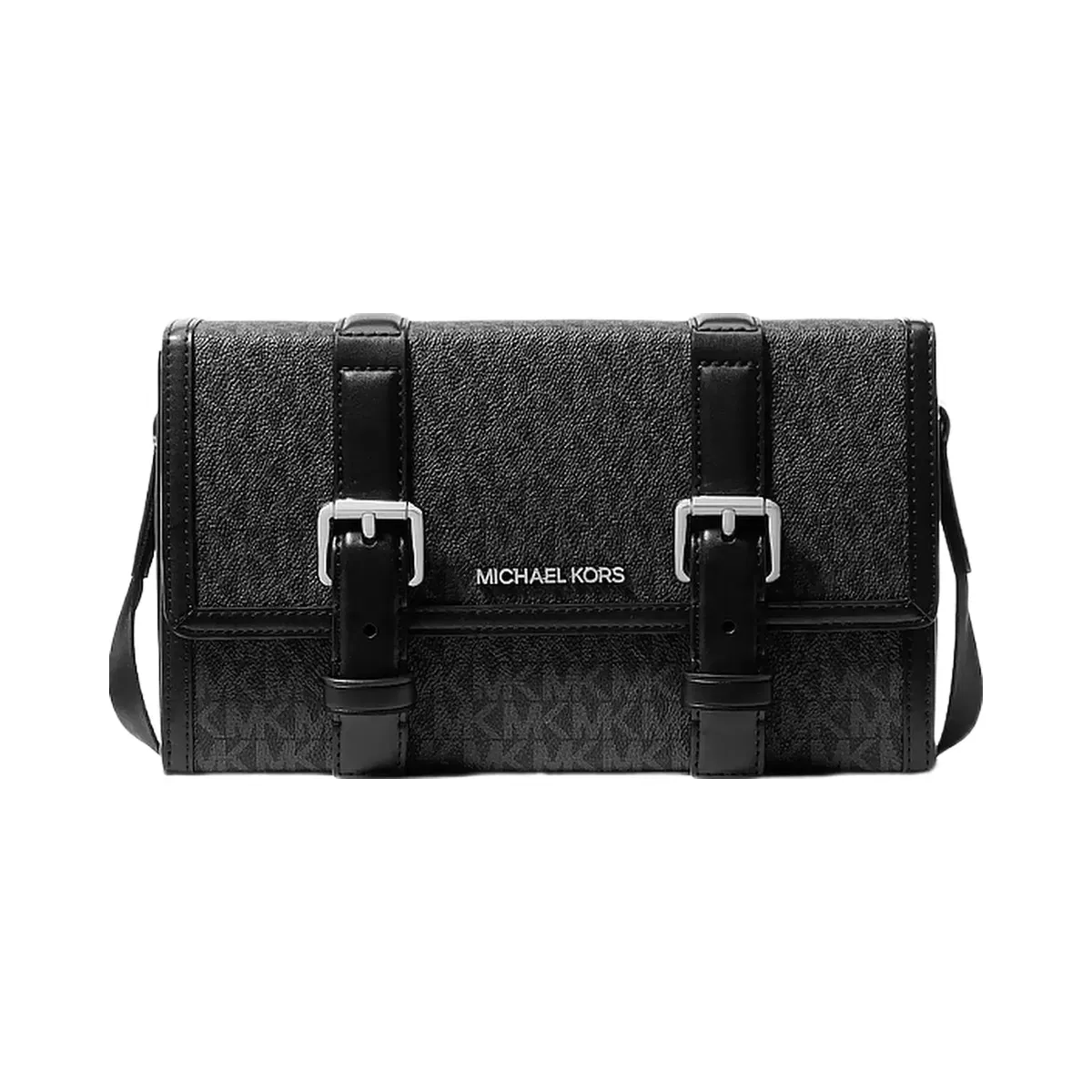 Michael Kors Cooper Signature Logo Trunk Crossbody Bag Black