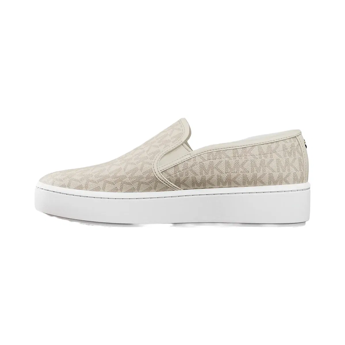 Michael Kors Teddi Signature Logo Slip-On Sneaker Van/Cream