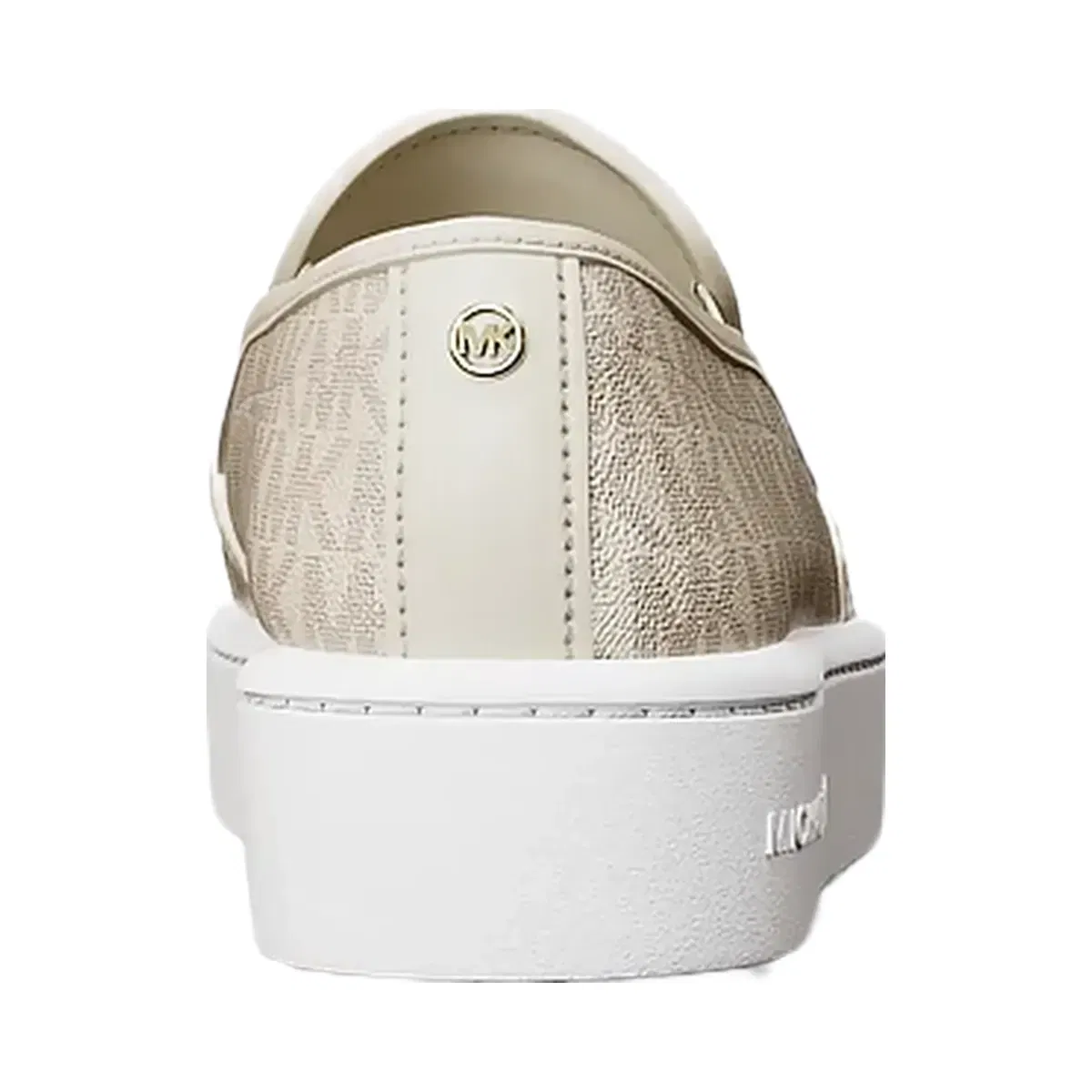 Michael Kors Teddi Signature Logo Slip-On Sneaker Van/Cream