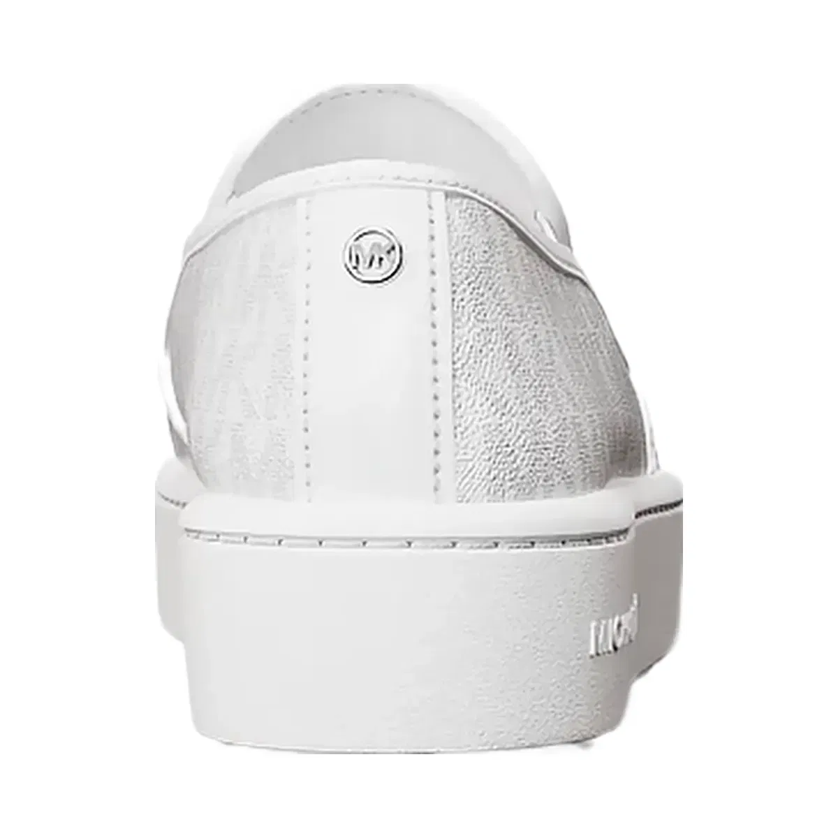 Michael Kors Teddi Signature Logo Slip-On Sneaker Bright Wht