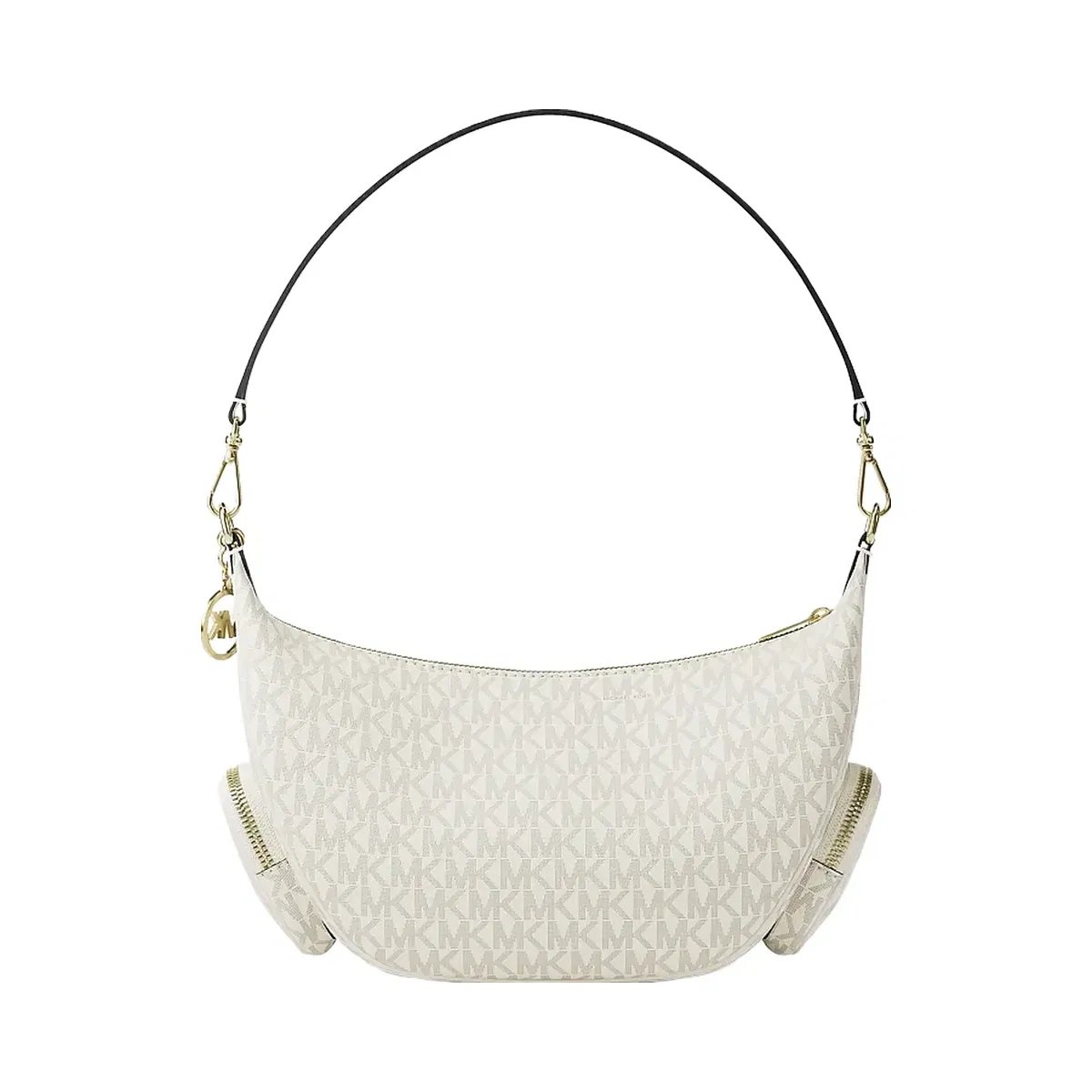 Michael Kors Merritt Medium Signature Logo Convertible Shoulder Bag Lt Crm Multi
