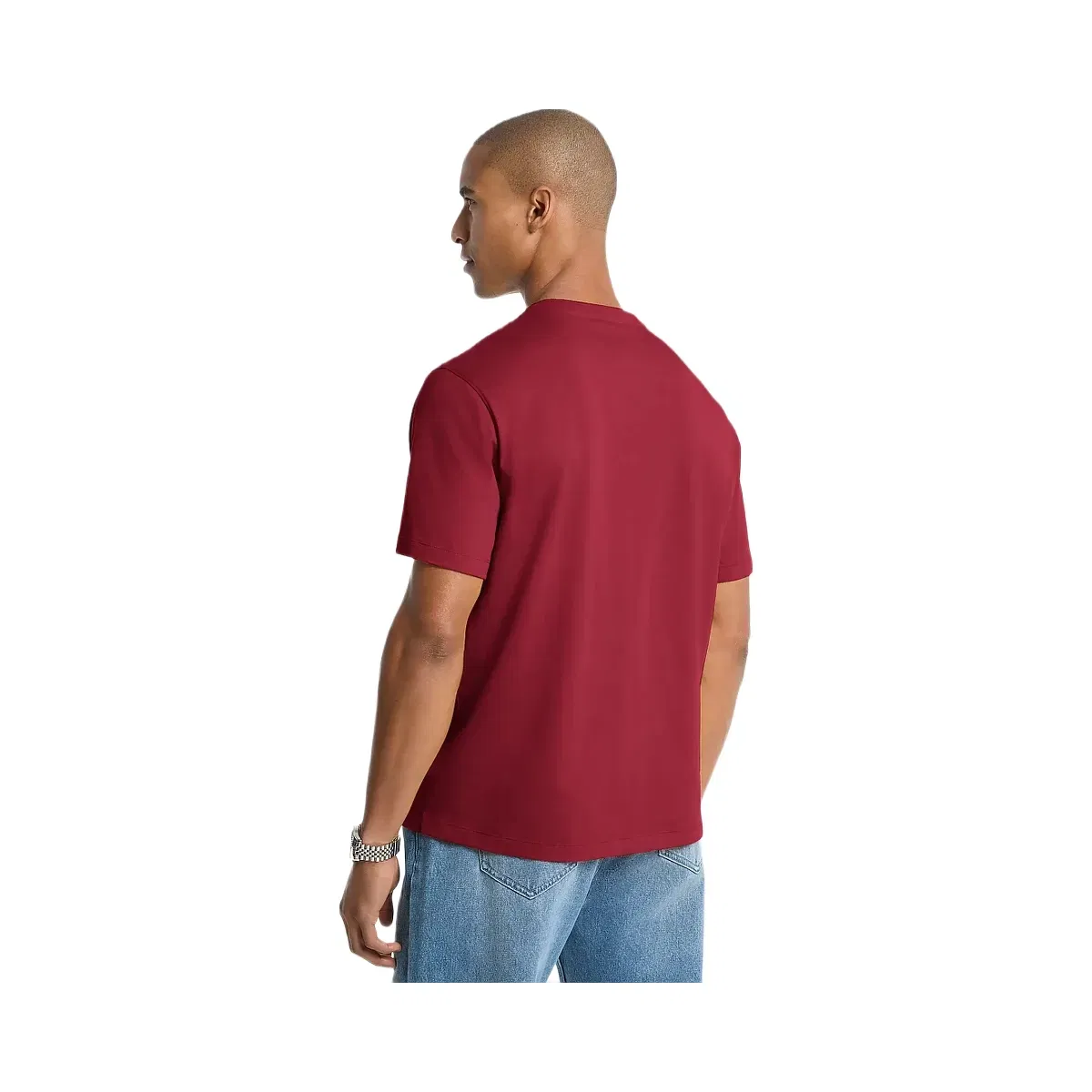 Michael Kors Logo Cotton T-shirt Maroon