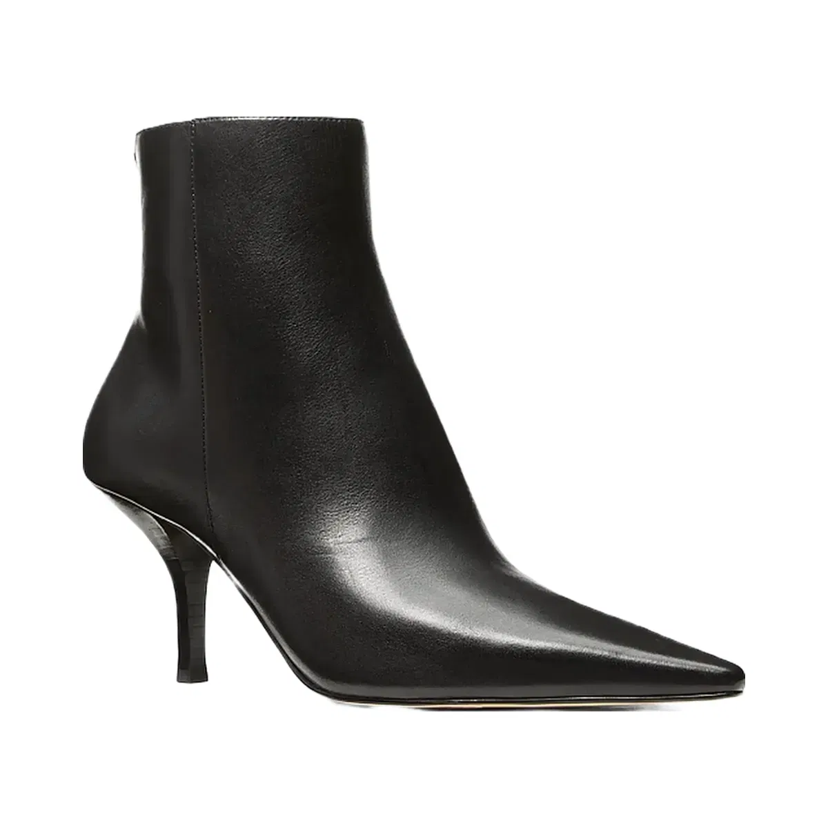 Michael Kors Selina Leather Ankle Boot Black