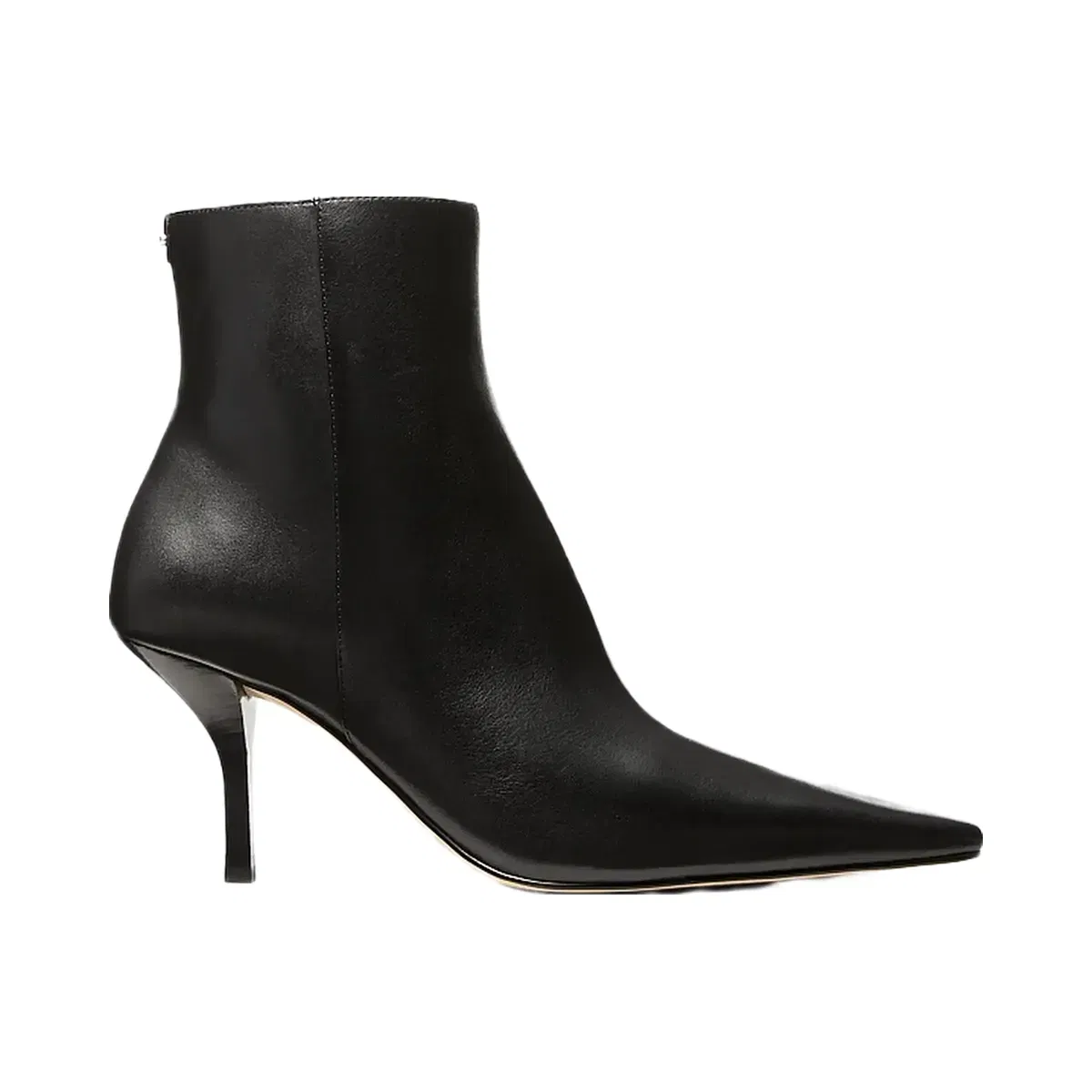 Michael Kors Selina Leather Ankle Boot Black
