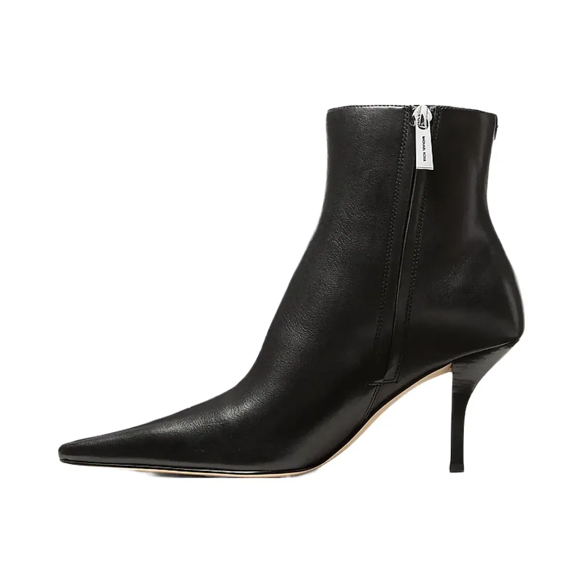 Michael Kors Selina Leather Ankle Boot Black