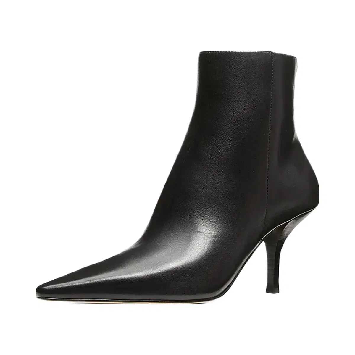 Michael Kors Selina Leather Ankle Boot Black