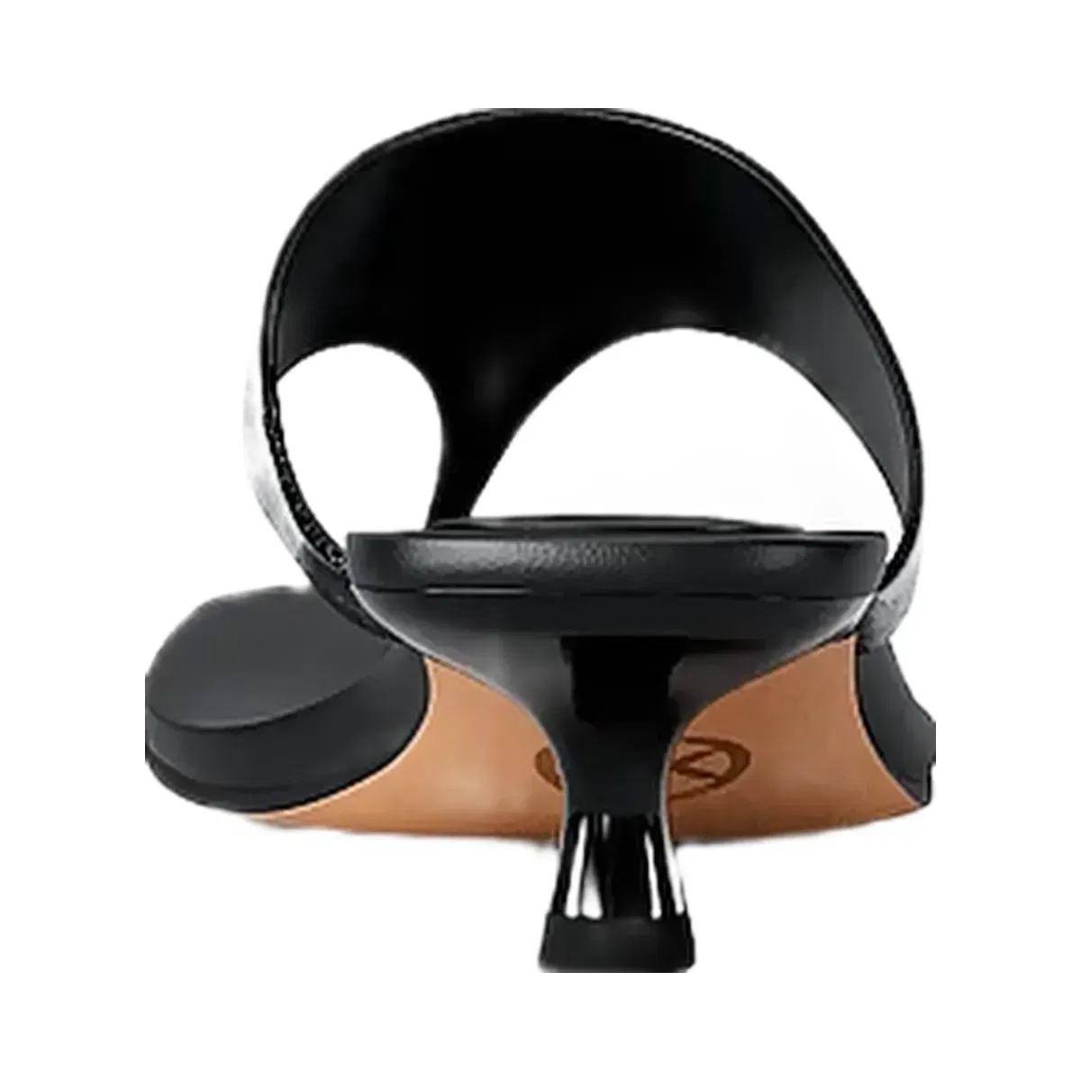 Michael Kors Anneka Patent Thong Sandal Black