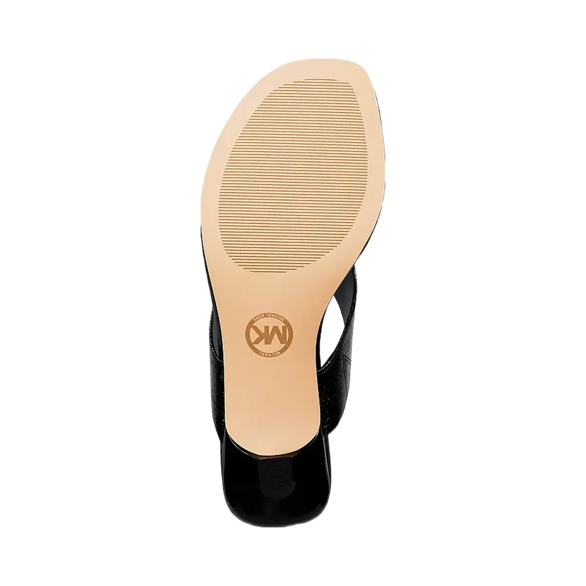 Michael Kors Anneka Patent Thong Sandal Black
