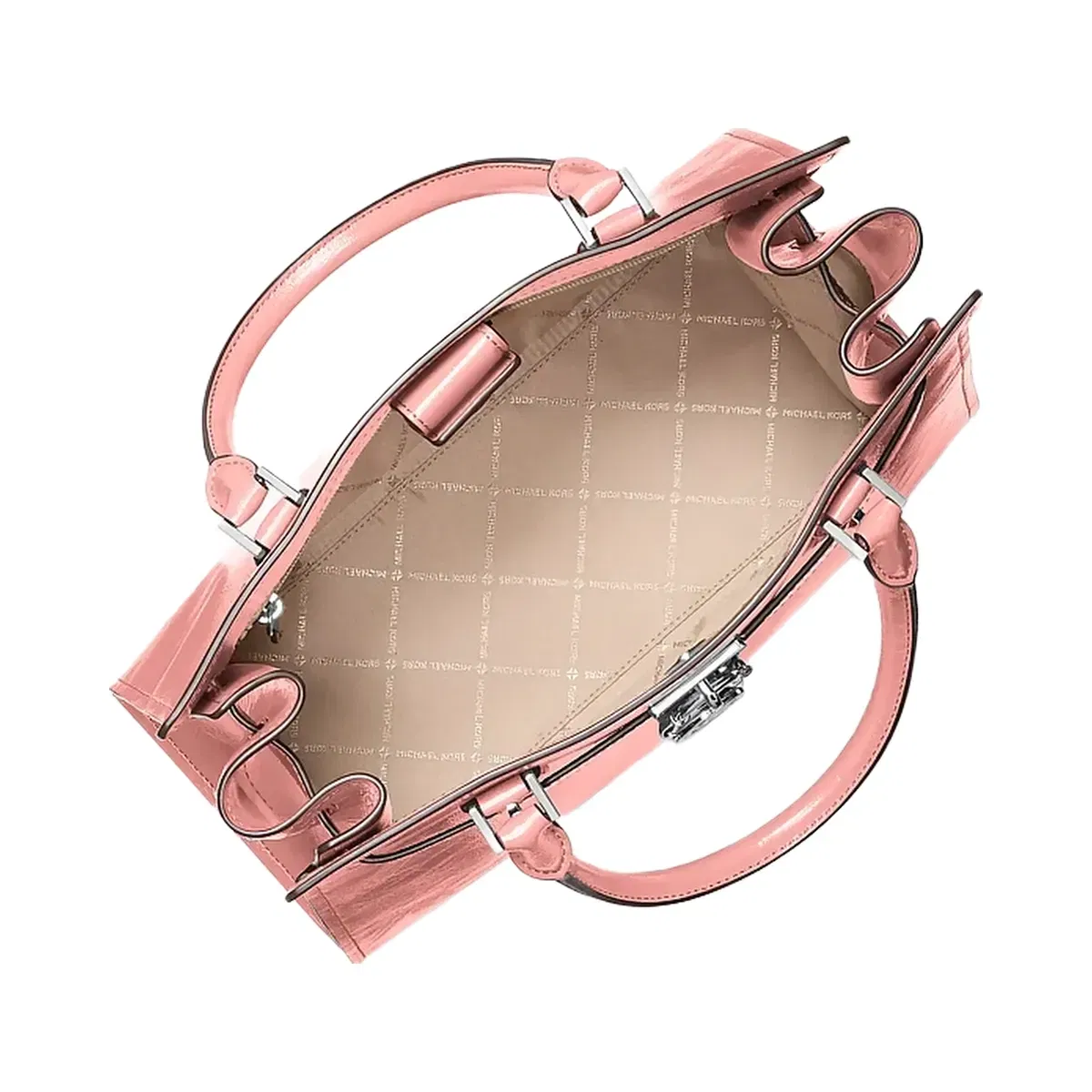 Michael Kors Hamilton Medium Satchel Sunset Rose
