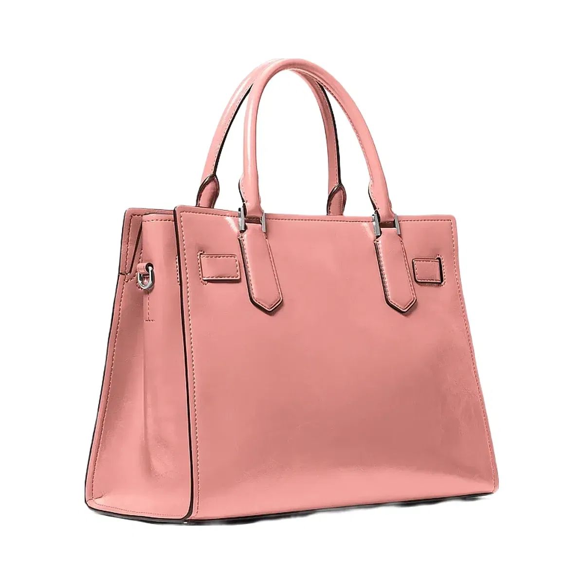 Michael Kors Hamilton Medium Satchel Sunset Rose