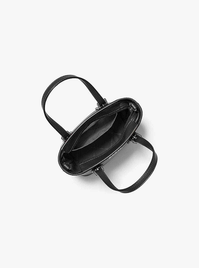 Michael Kors Voyager Extra-Small Leather Convertible Crossbody Bag Black