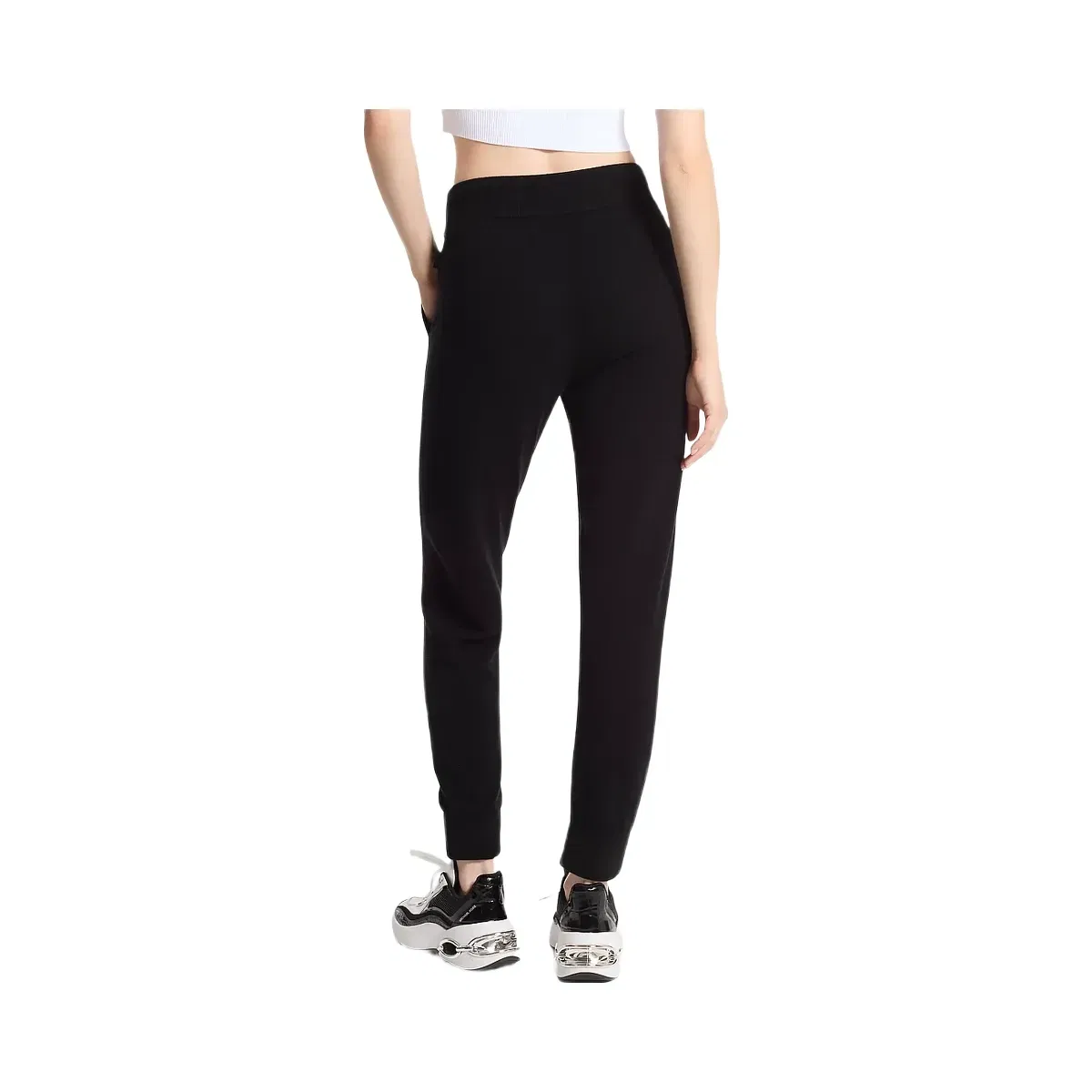 Michael Kors Wool and Cashmere Blend Joggers Black