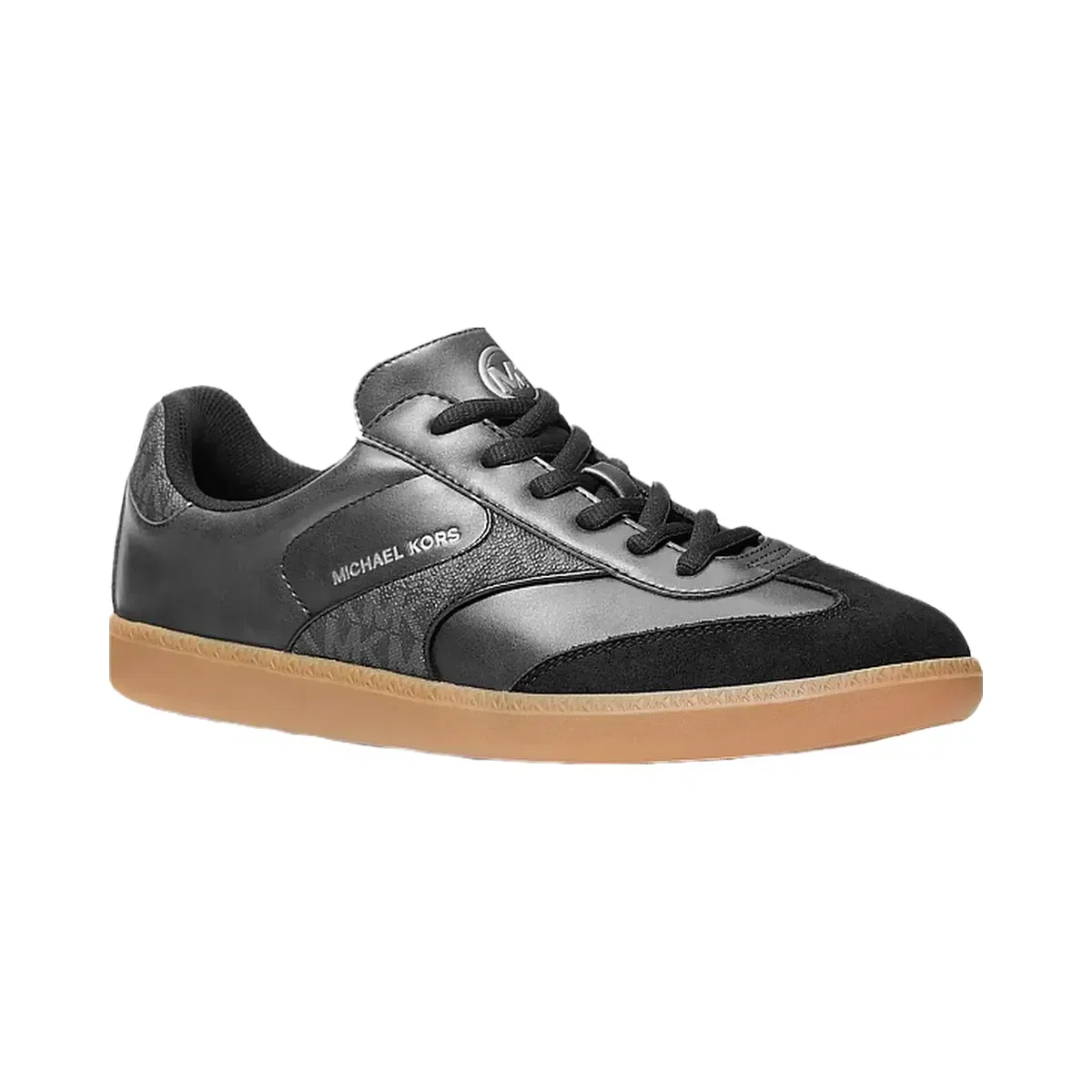 Michael Kors Benny Mixed-Media Sneaker Black