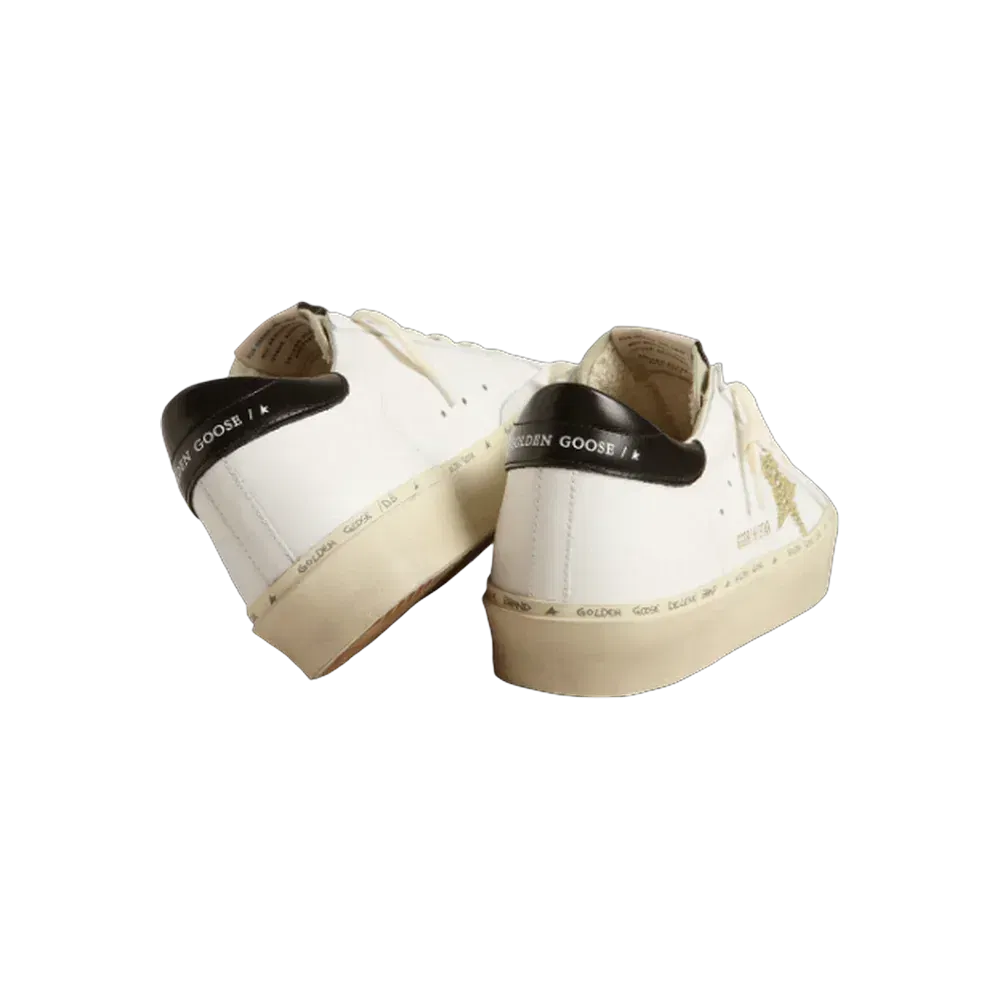 Golden Goose Hi Star With Swarovski Crystal Star And Black Heel Tab