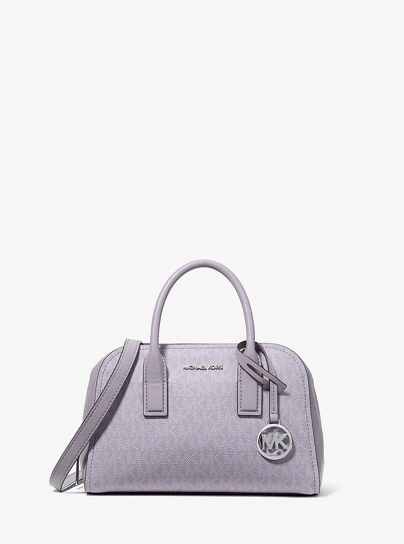 Michael Kors Ashton Small Signature Logo Messenger Bag Lilac