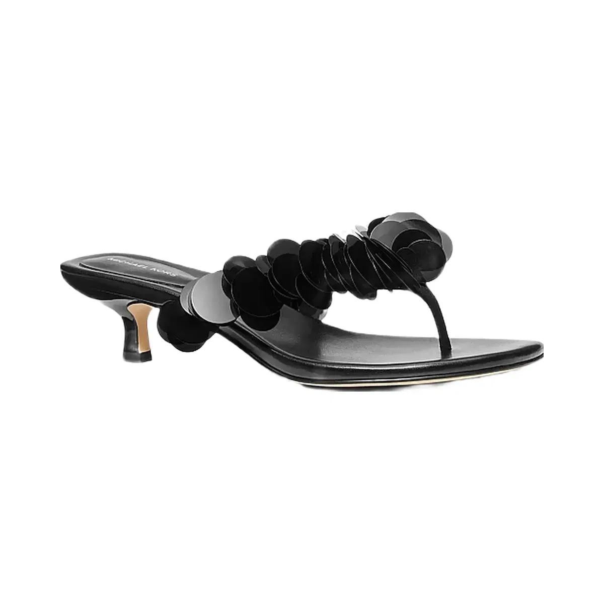 Michael Kors Loretta Sequin Embellished Sandal Black