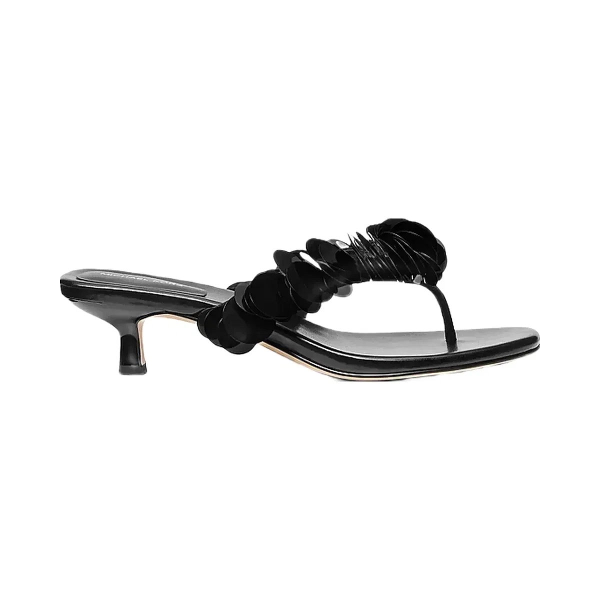Michael Kors Loretta Sequin Embellished Sandal Black