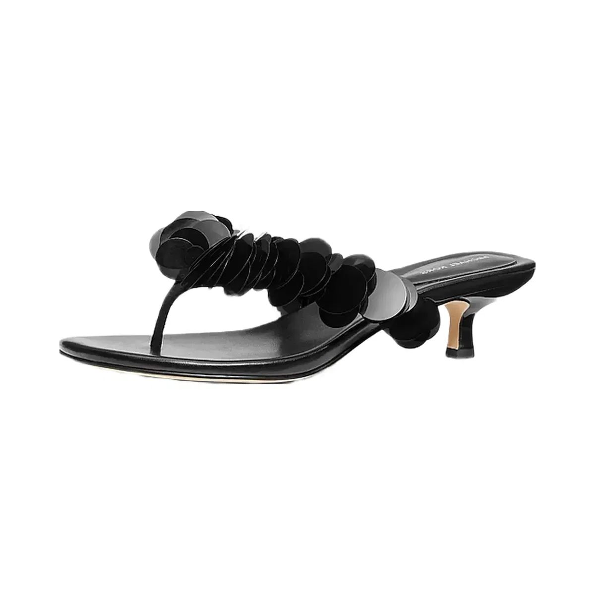 Michael Kors Loretta Sequin Embellished Sandal Black
