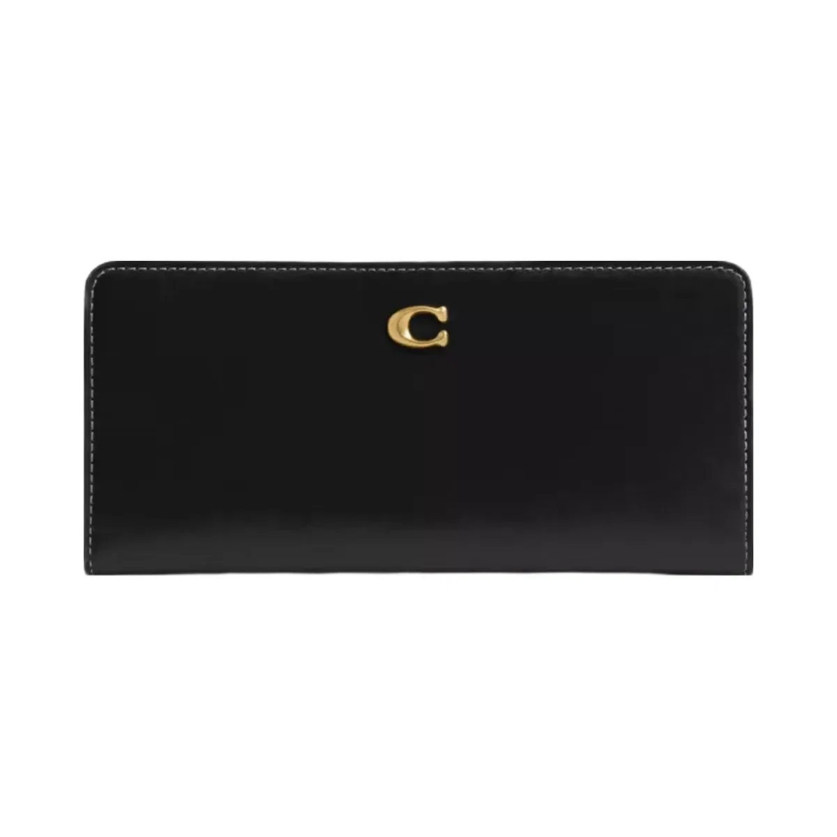 Coach Essential Slim Wallet in Brass Black