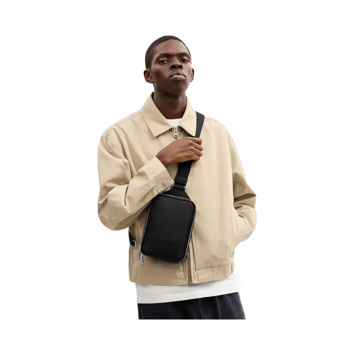 Coach Ray Pack in Silver Black