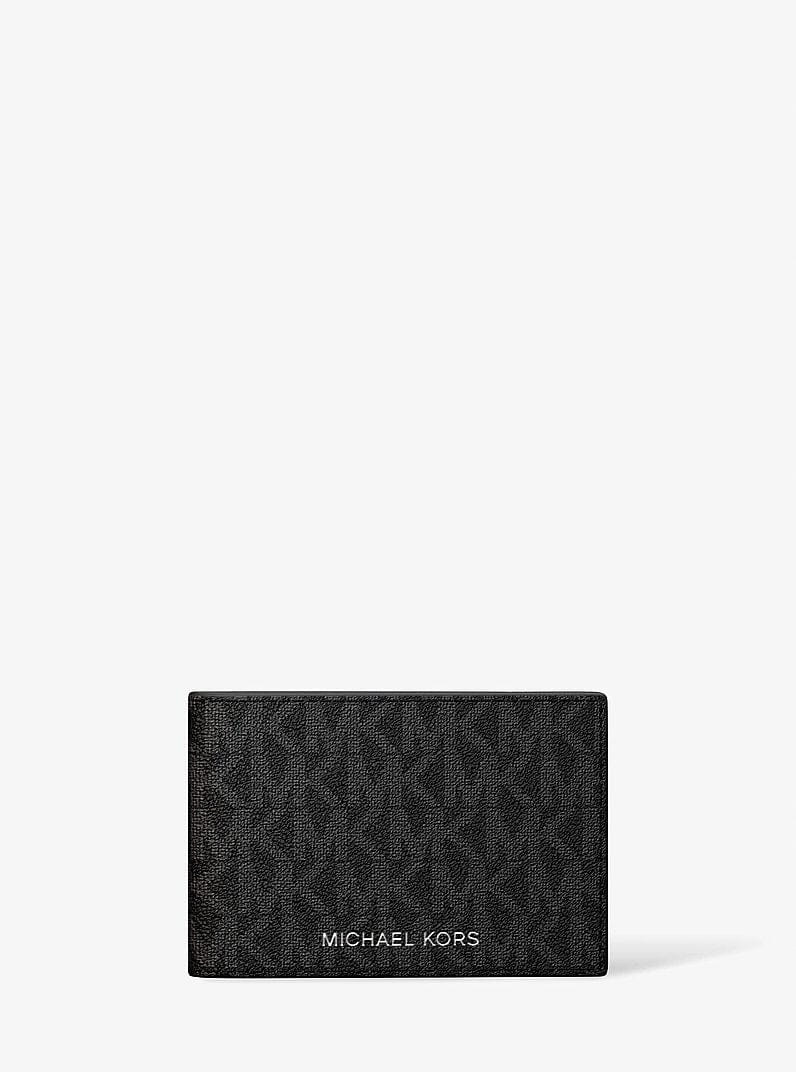 Michael Kors Cooper Signature Logo Wallet Black