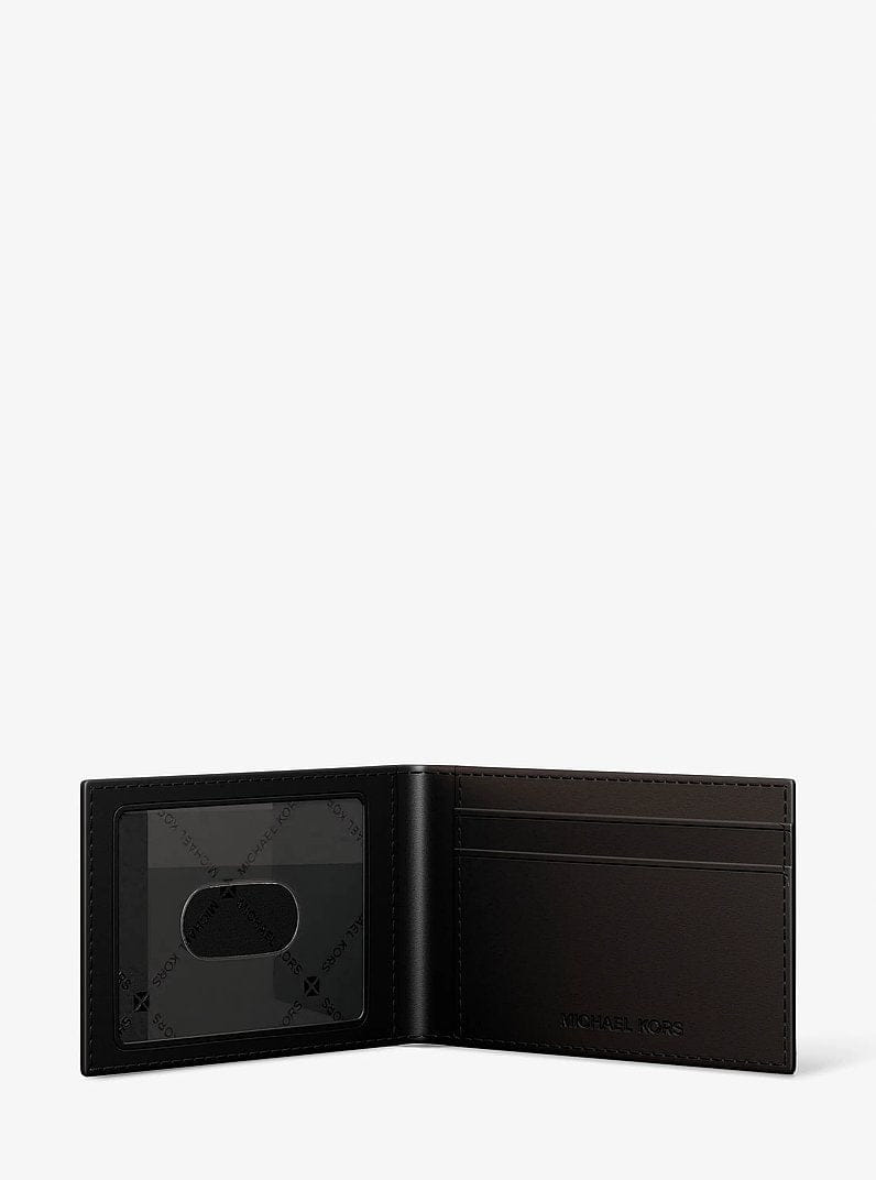Michael Kors Cooper Signature Logo Wallet Black