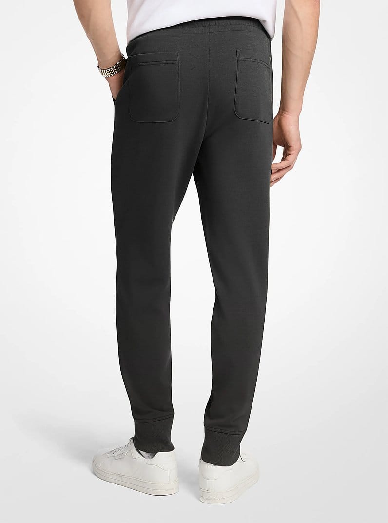 Michael Kors Embossed Logo Cotton Blend Joggers