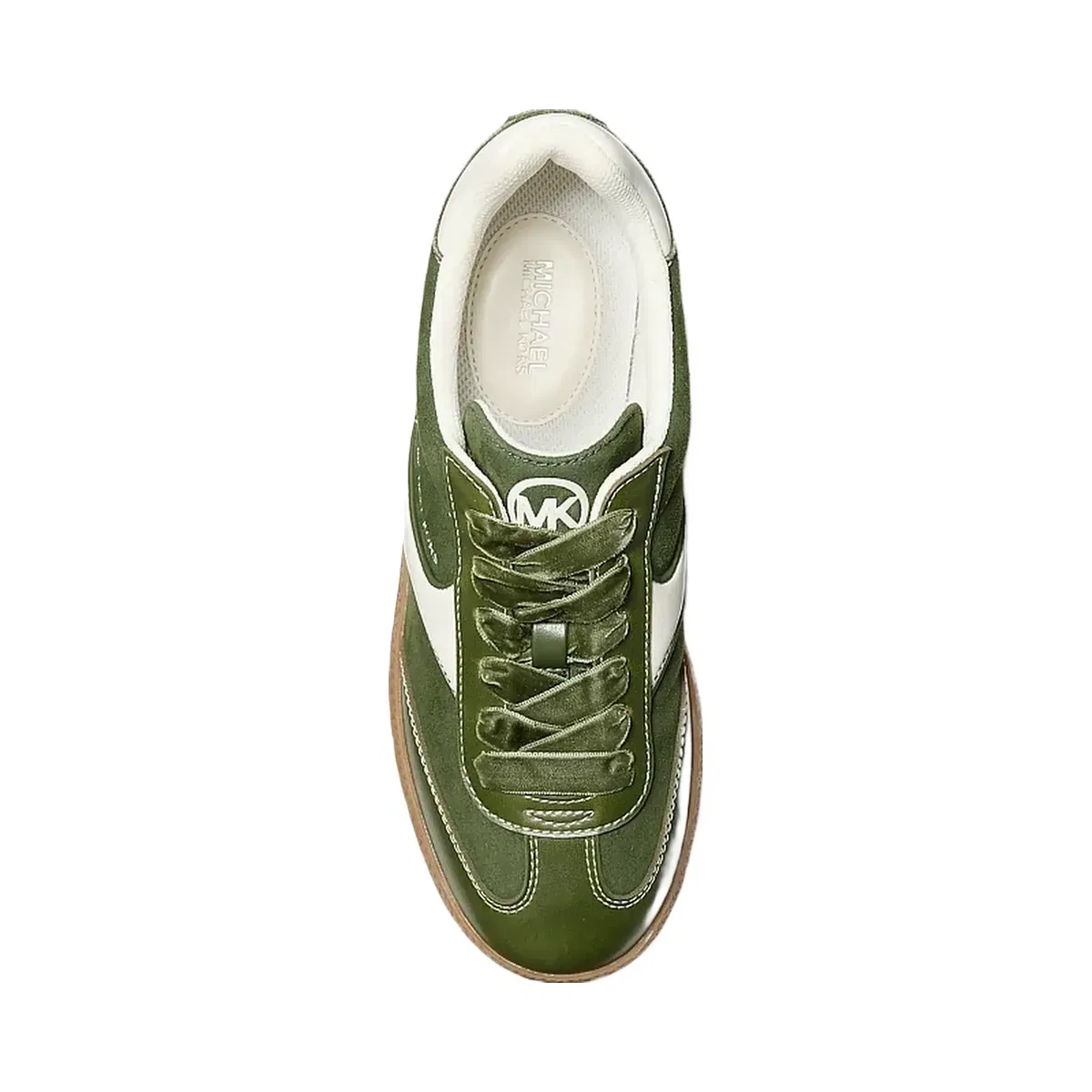 Michael Kors Benny Polyester Microsuede Sneaker Amazon Green