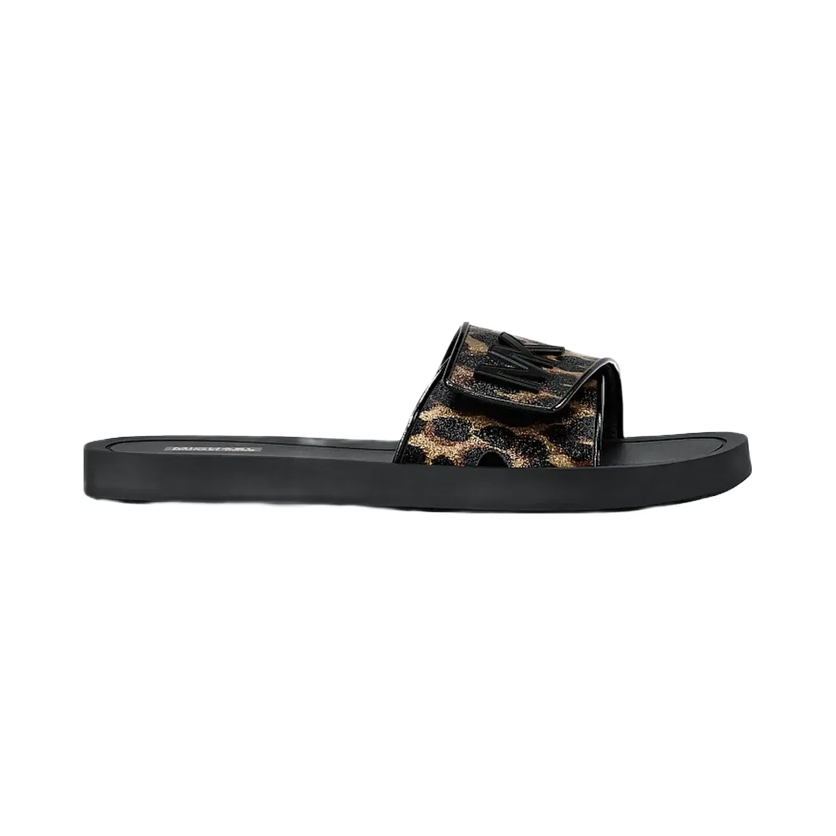 Michael Kors Palmer Cheetah Print Slide Sandal Dk Camel Mlt