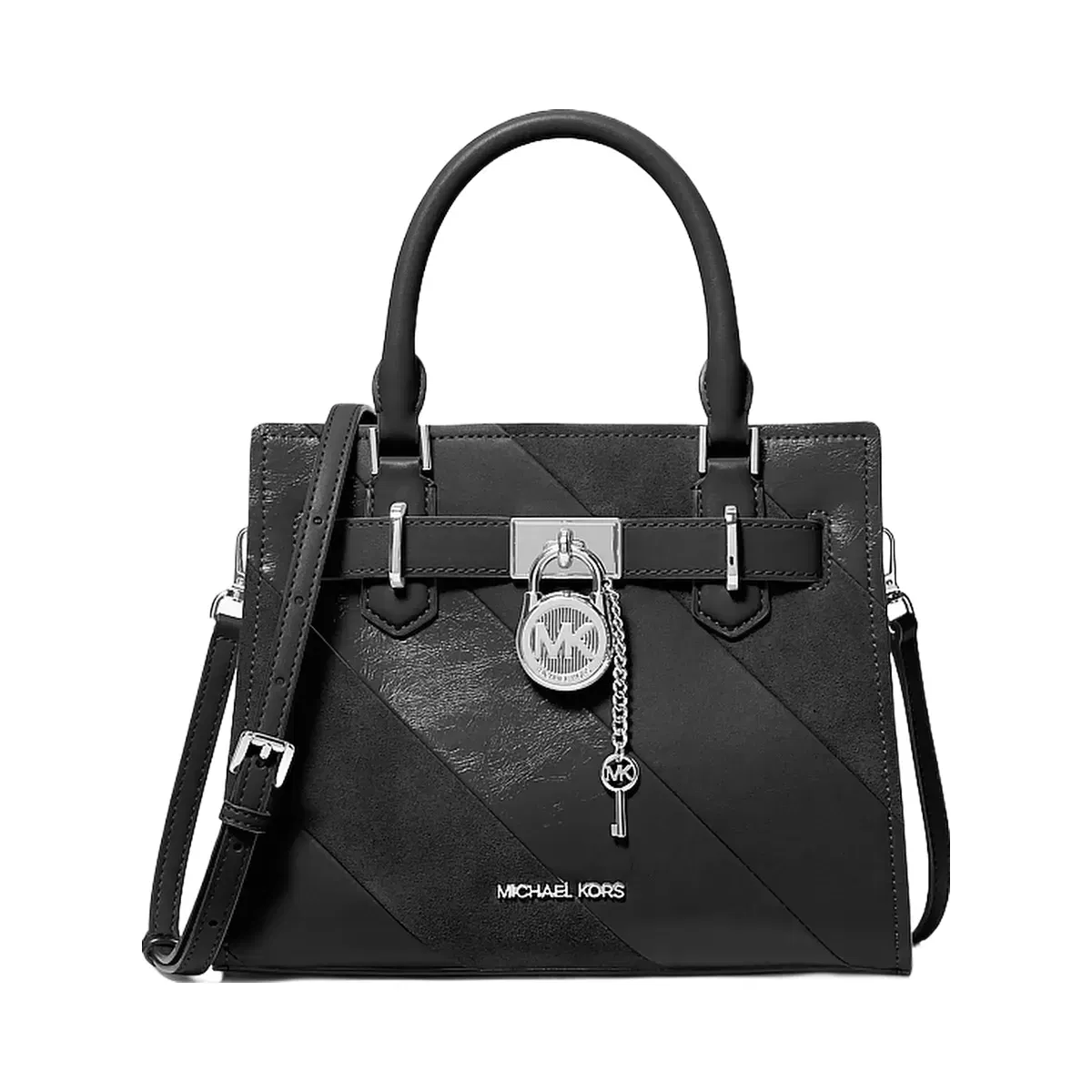 Michael Kors Hamilton Small Convertible Satchel Black