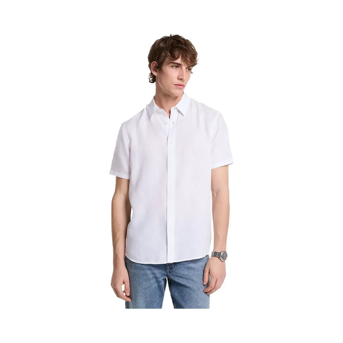 Michael Kors Linen Shirt White