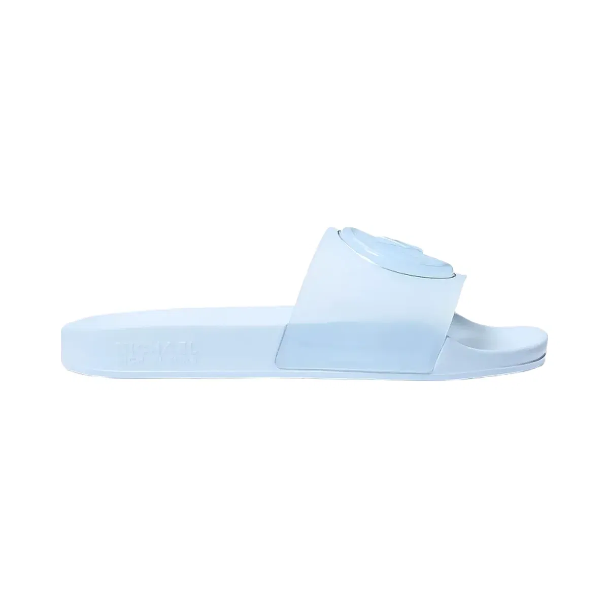 Michael Kors Penny PVC Slide Sandal Pale Ocean